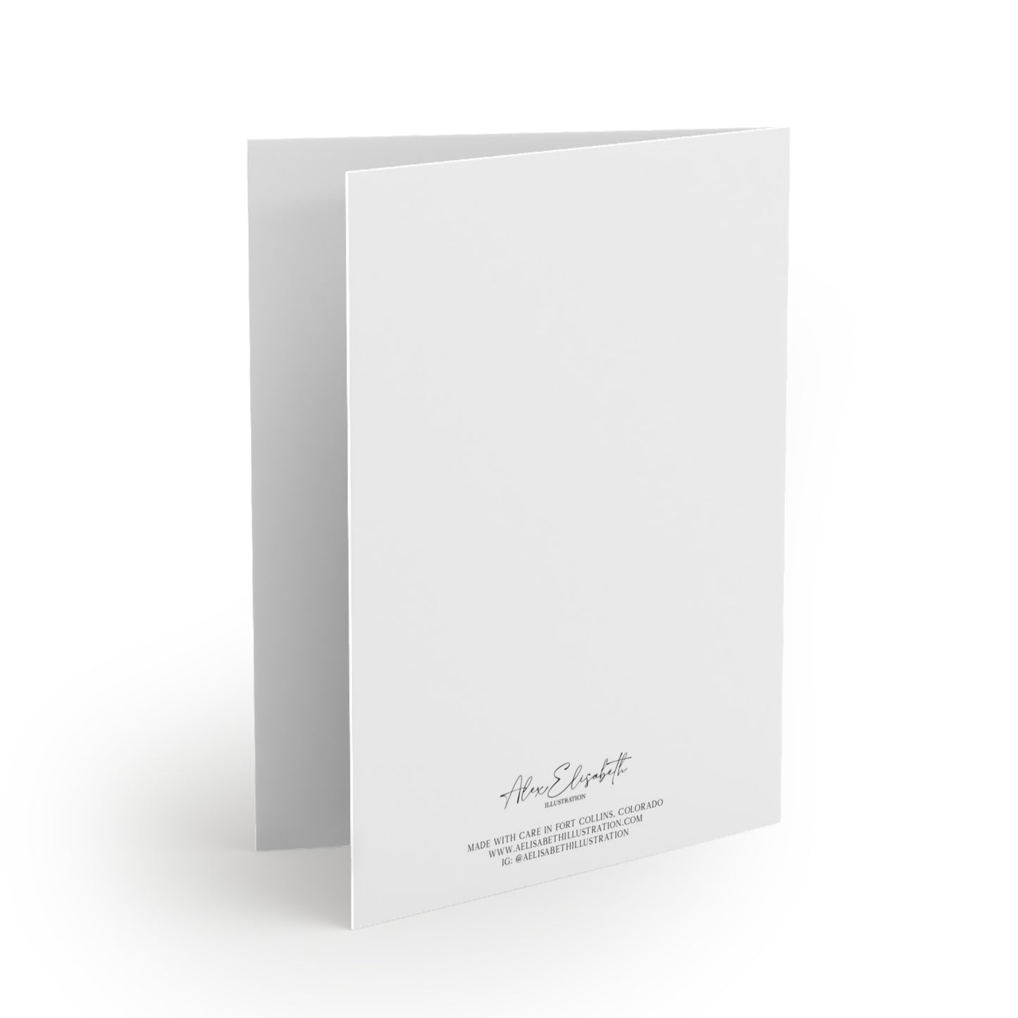 "Bookish Blonde" greeting card