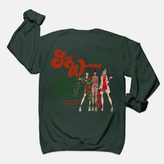 "Santa's Workshop" Crewneck Sweatshirt