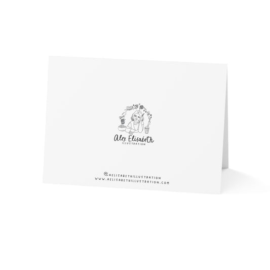 "Merry Merry Merry Christmas" greeting card