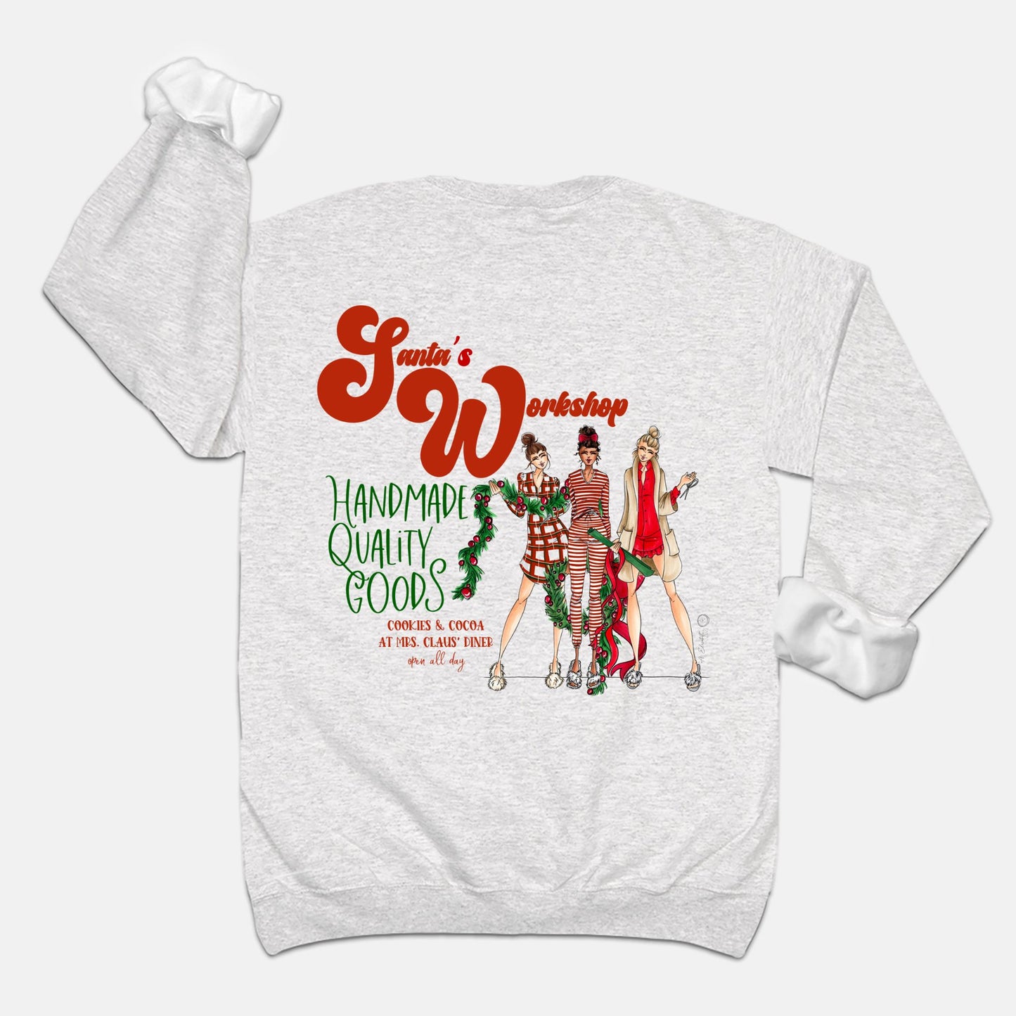 "Santa's Workshop" Crewneck Sweatshirt