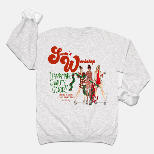 "Santa's Workshop" Crewneck Sweatshirt