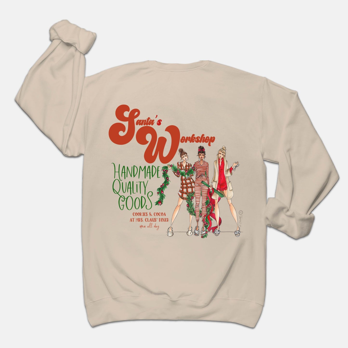 "Santa's Workshop" Crewneck Sweatshirt