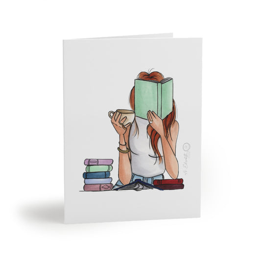 "Literary Latte" greeting card