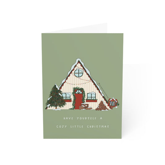 "Cozy Little Christmas" greeting card