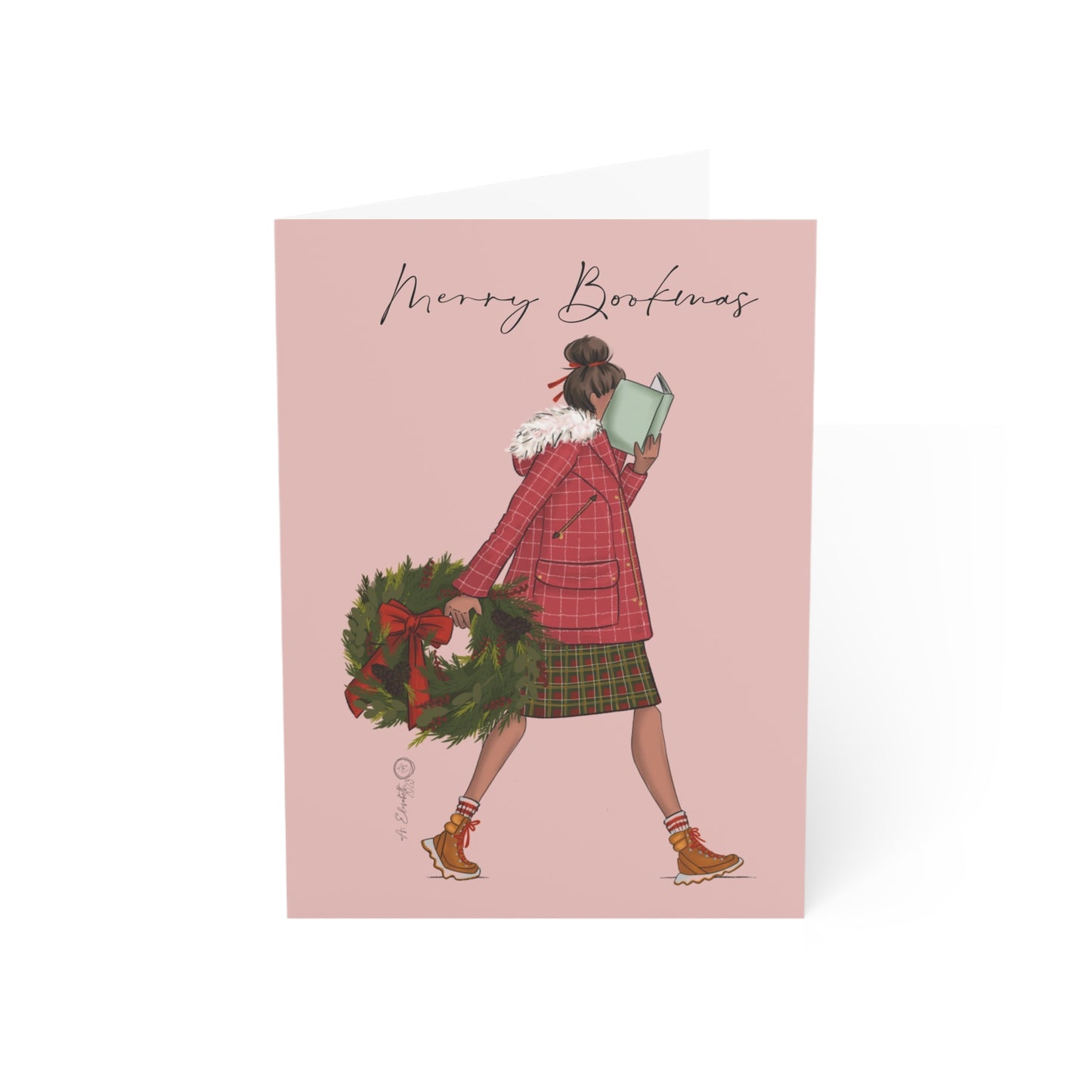 "Merry Bookmas" greeting card