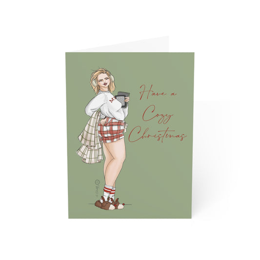 "Have a Cozy Christmas" greeting card