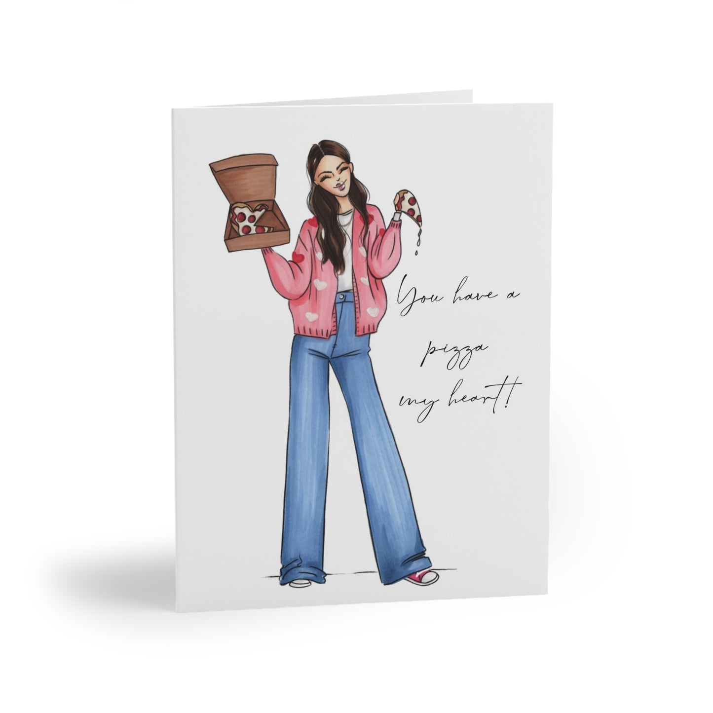 "You Have a Pizza My Heart" greeting card