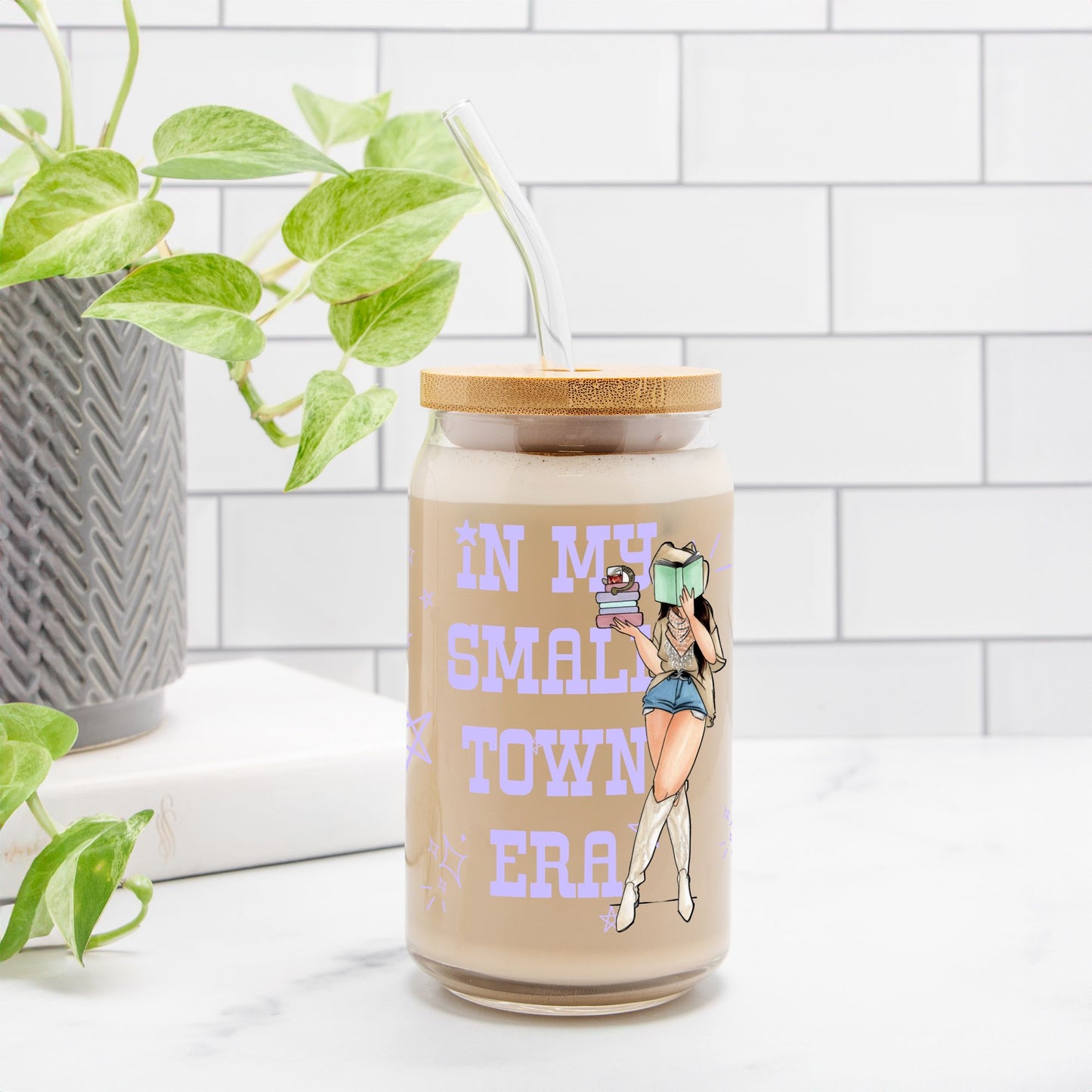 "Small Town Era" Glass Tumbler