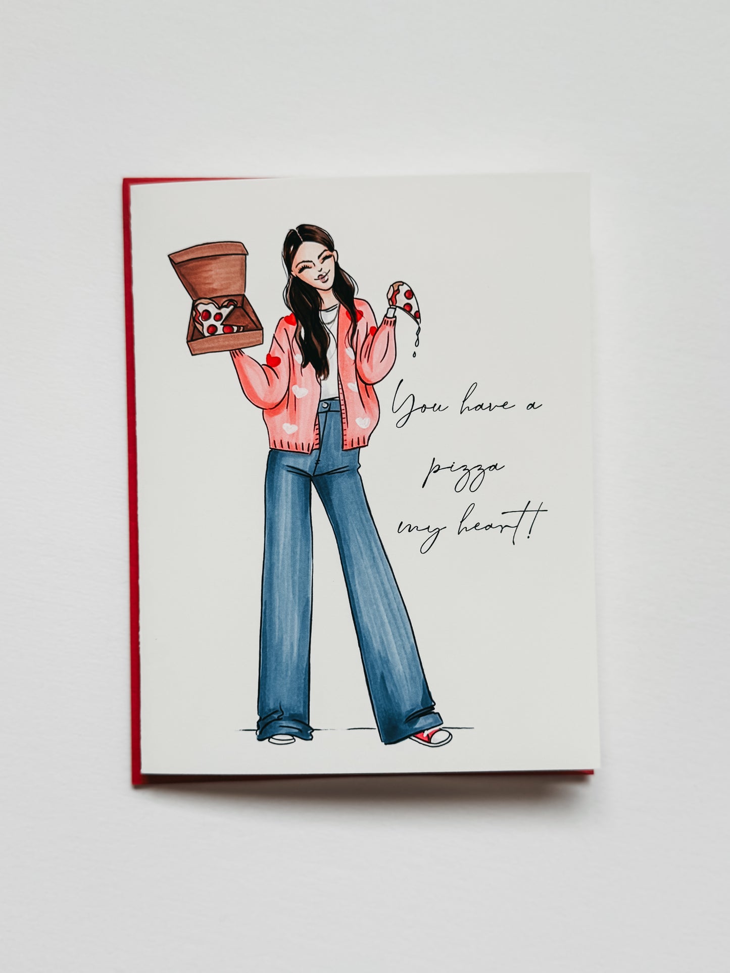 "You Have a Pizza My Heart" greeting card