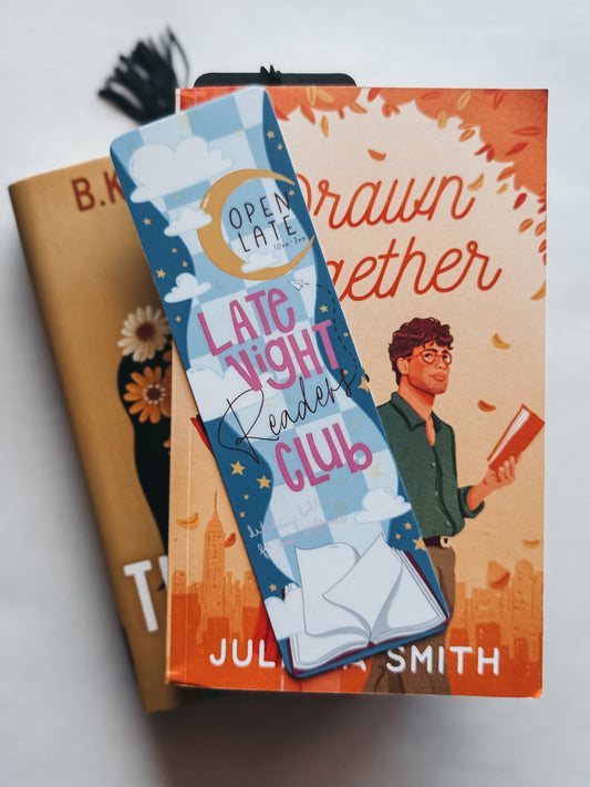 "Late Night Reader" bookmark