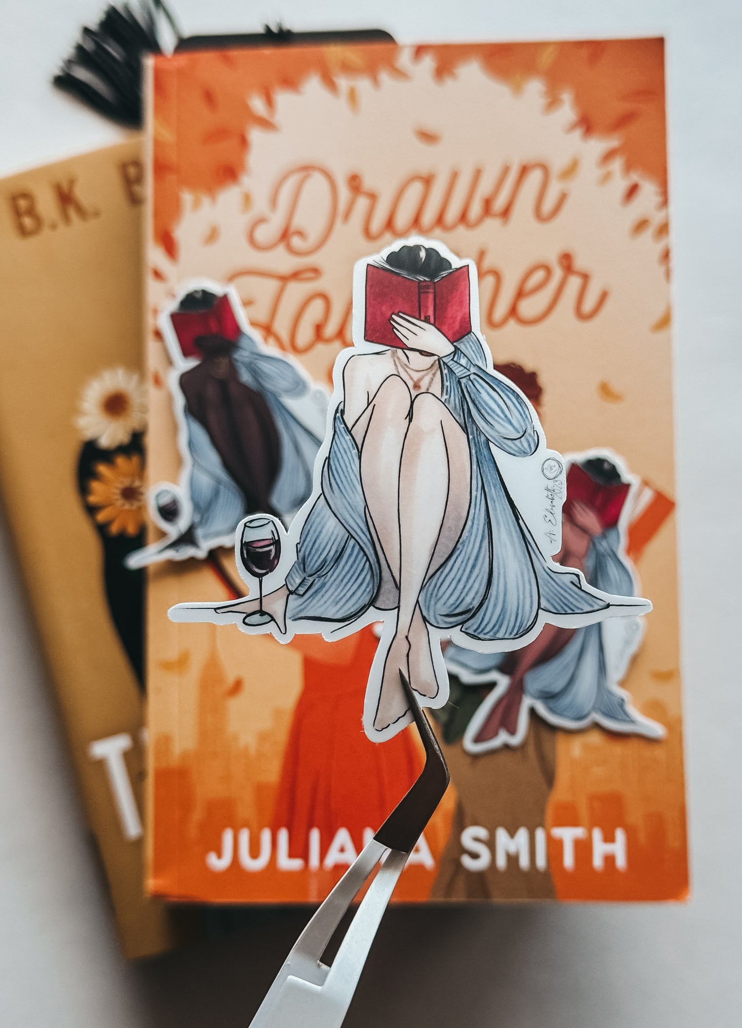 "Casual Chapters" CUSTOMIZABLE die cut sticker