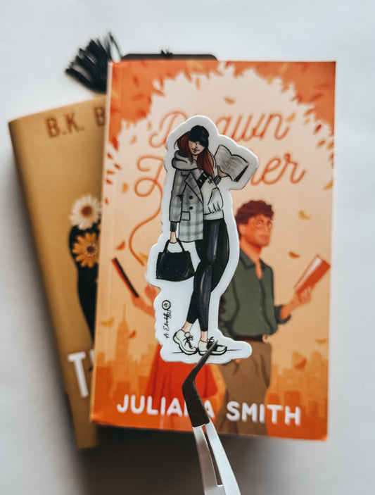 "Urban Bookworm" CUSTOMIZABLE die cut sticker