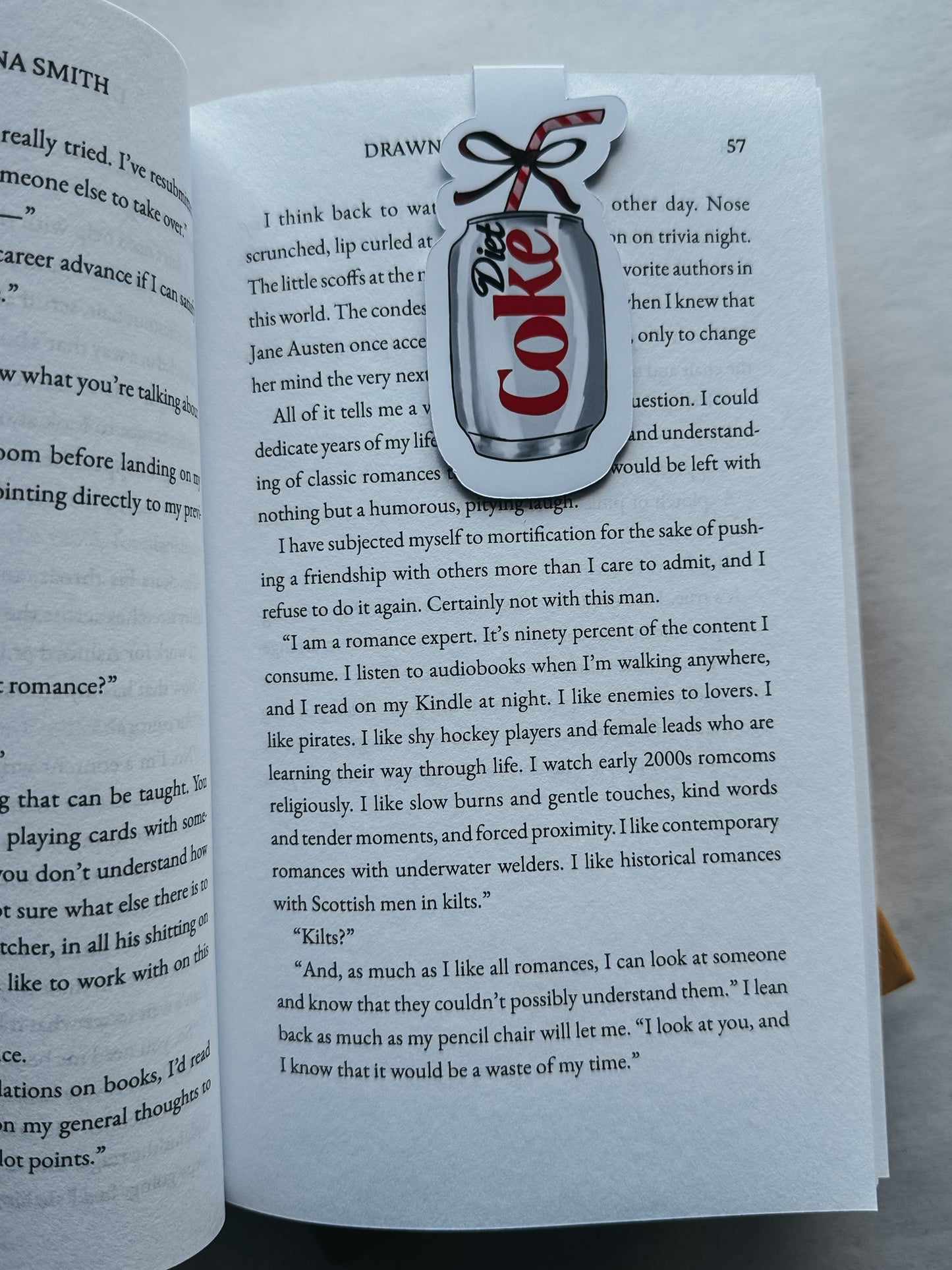"Diet Coke" magnetic bookmark
