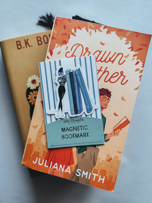 "I'm Booked" magnetic bookmark