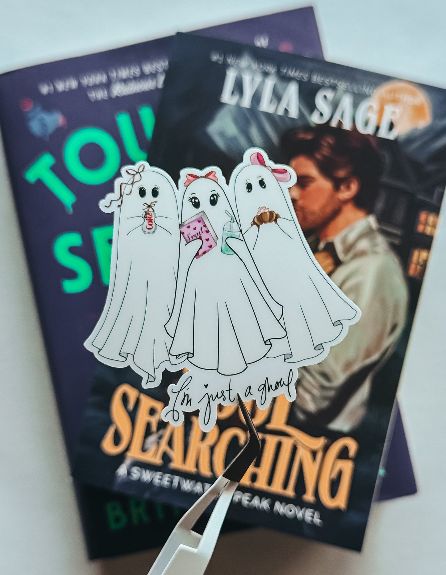 "I'm Just a Ghoul" die cut sticker