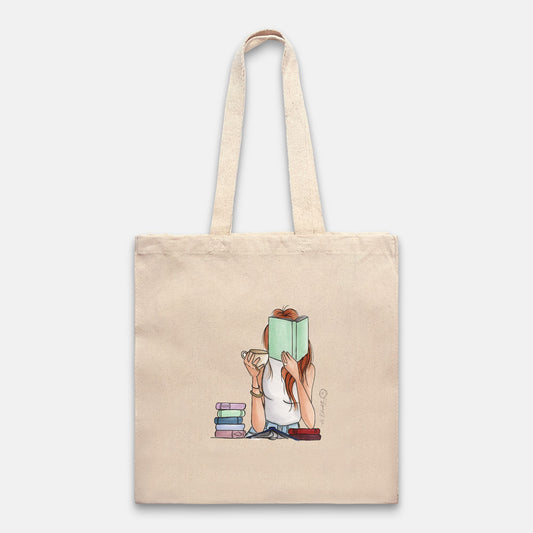 "Always Reading" Canvas Tote Bag