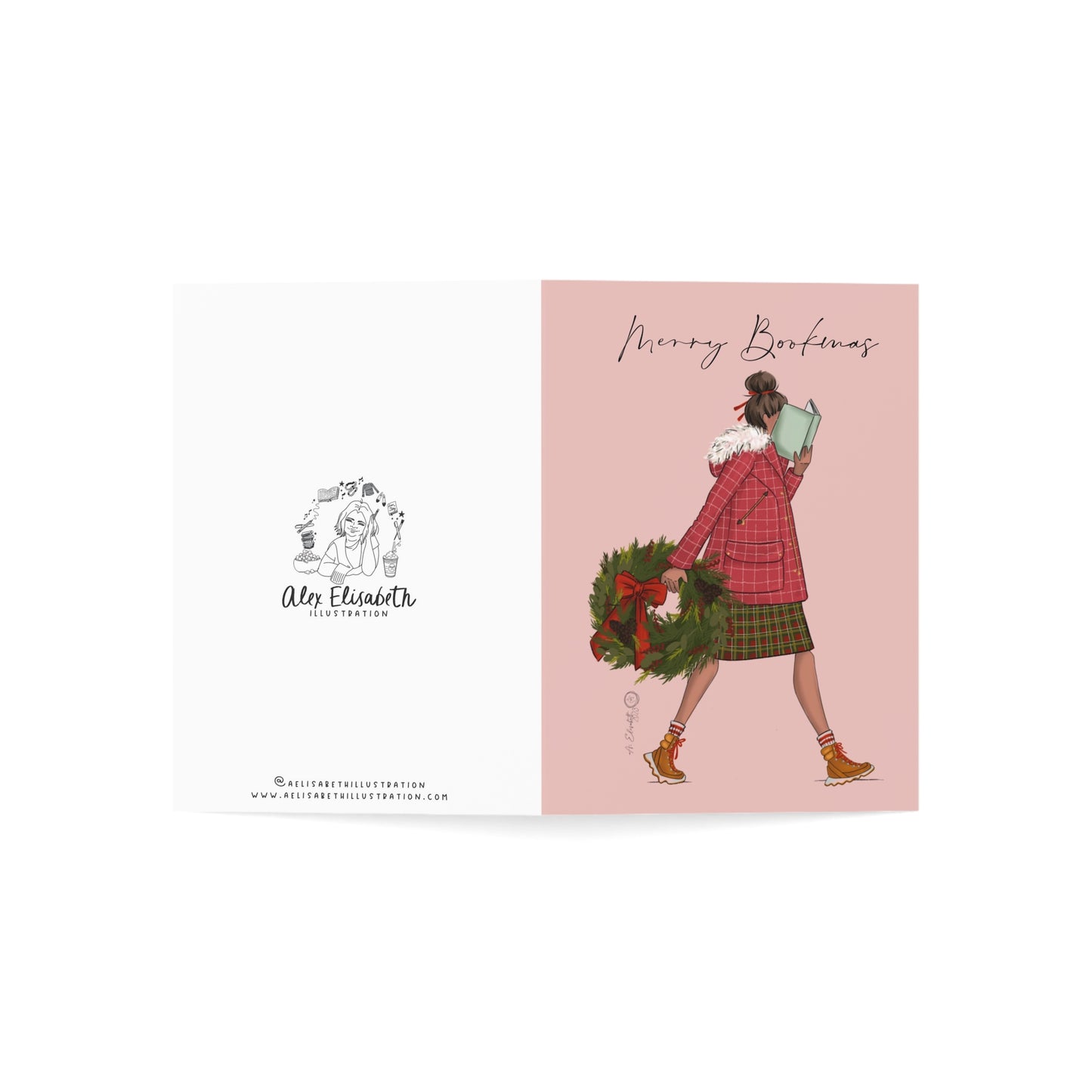 "Merry Bookmas" greeting card