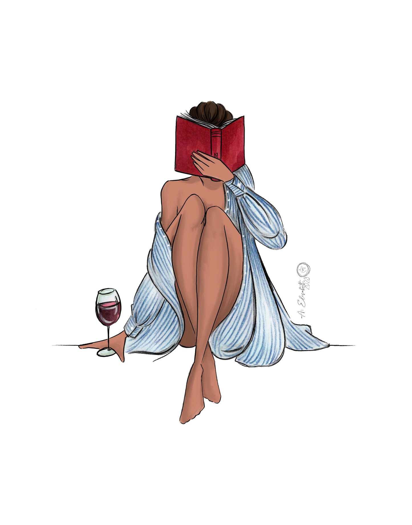 "Casual Chapters" CUSTOMIZABLE magnetic bookmark