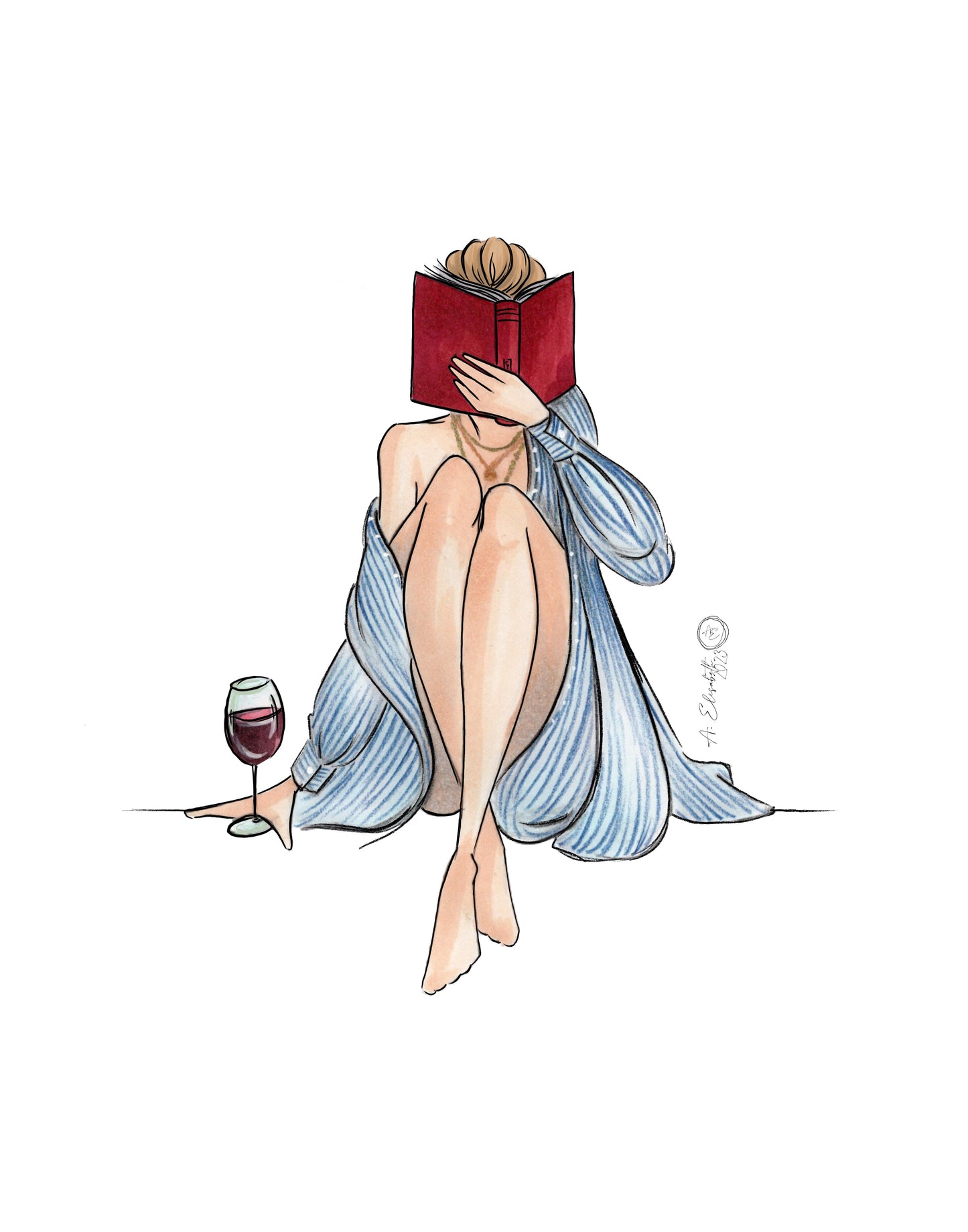 "Casual Chapters" CUSTOMIZABLE magnetic bookmark