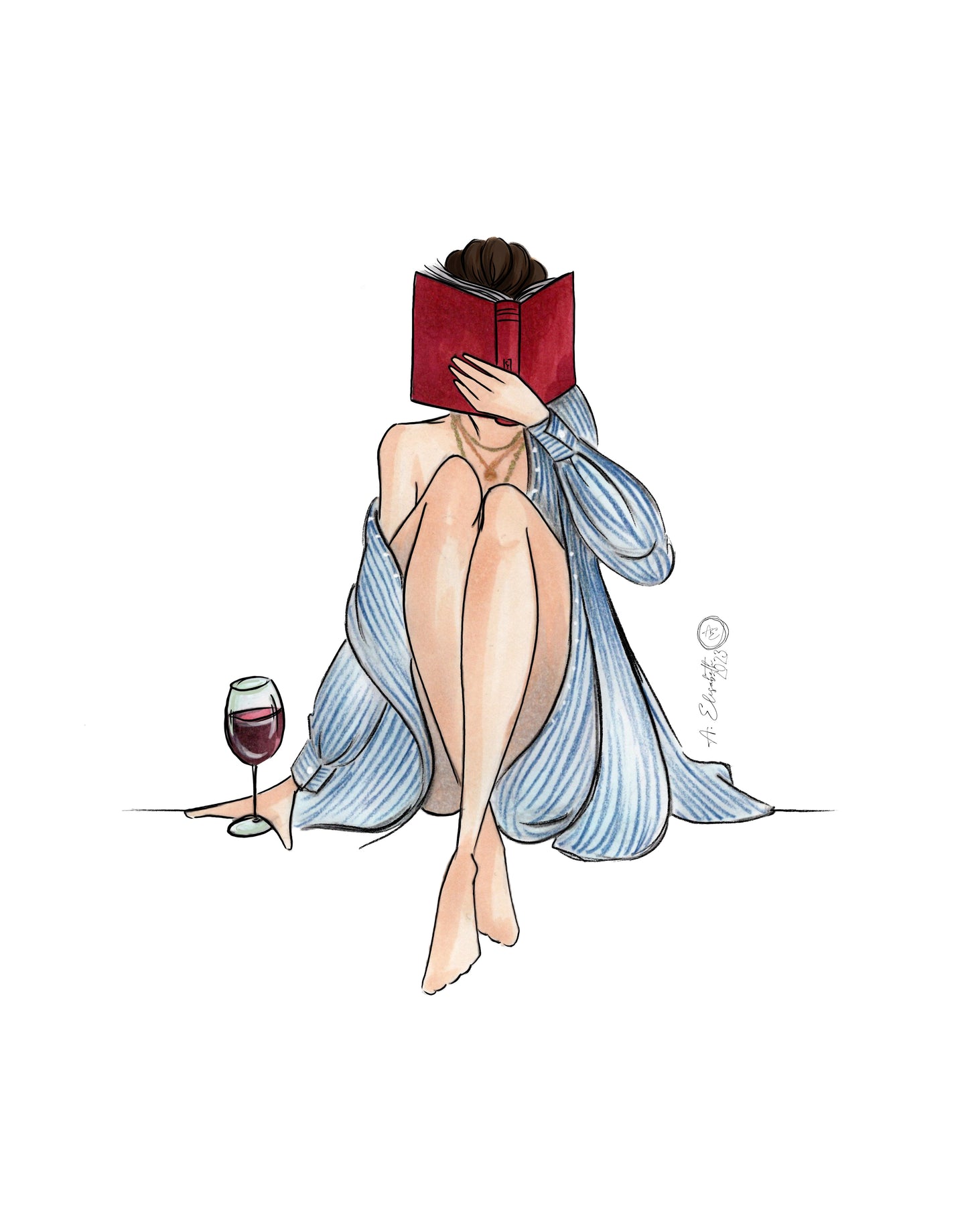 "Casual Chapters" CUSTOMIZABLE magnetic bookmark