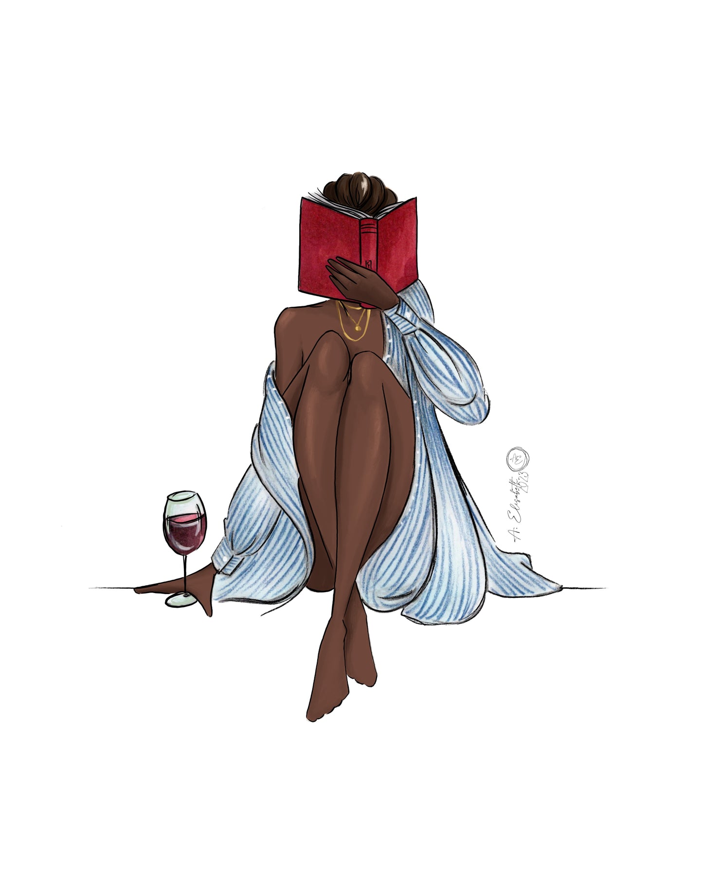 "Casual Chapters" CUSTOMIZABLE magnetic bookmark