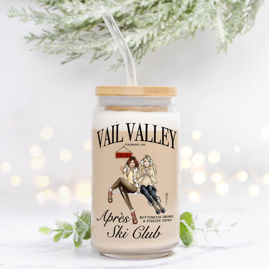 "Vail Ski Club" Glass Tumbler